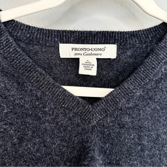 Pronto-Uomo 100% Cashmere Sweater - Picture 1 of 3
